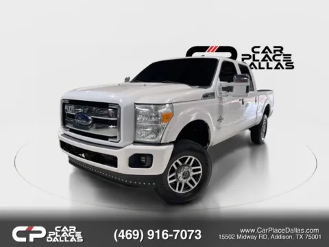 Photos of 2016 Ford F350 Super Duty Crew Cab Platinum DIESEL,CREW CAB,LEATHER,NAV,CAM,HTD/VENT STS,TOW PKG for sale in Addison, TX at Car Place Dallas