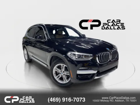 Black 2020 BMW X3 sDrive30i Sport Utility 4D for sale in Addison, TX