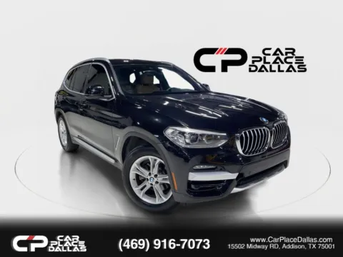 Black 2020 BMW X3 sDrive30i Sport Utility 4D for sale in Addison, TX