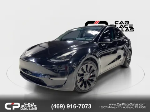 Photos of 2022 Tesla Model Y Performance Sport Utility 4D for sale in Addison, TX at Car Place Dallas