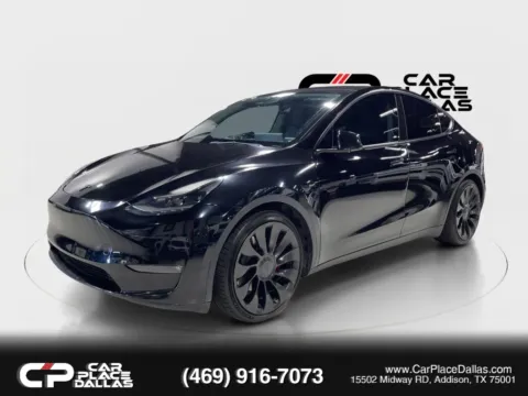 Another view of 2022 Tesla Model Y Performance Sport Utility 4D for sale in Addison, TX at Car Place Dallas