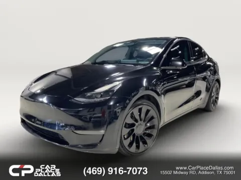 Photos of 2022 Tesla Model Y Performance Sport Utility 4D for sale in Addison, TX at Car Place Dallas