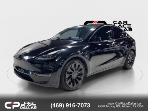 Another view of 2022 Tesla Model Y Performance Sport Utility 4D for sale in Addison, TX at Car Place Dallas