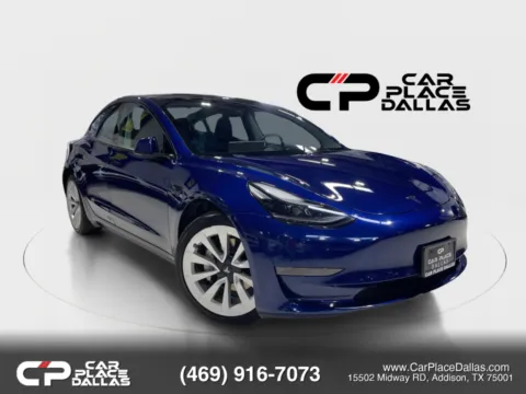 Blue 2023 Tesla Model 3 Standard Sedan 4D for sale in Addison, TX