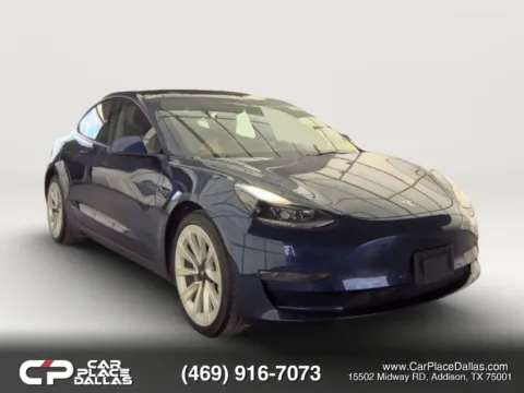Blue 2023 Tesla Model 3 Standard Sedan 4D for sale in Addison, TX