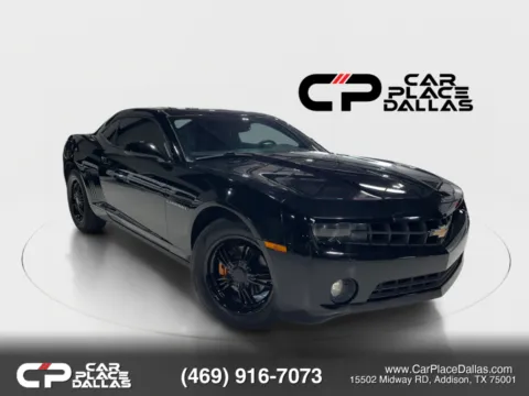 Black 2010 Chevrolet Camaro LT Coupe 2D for sale in Addison, TX