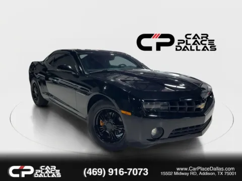 Black 2010 Chevrolet Camaro LT Coupe 2D for sale in Addison, TX