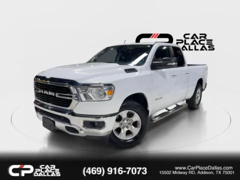 Photos of 2020 Ram 1500 Quad Cab Big Horn Pickup 4D 6 1/3 ft for sale in Addison, TX at Car Place Dallas
