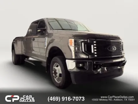 Gray 2022 Ford F350 Super Duty Crew Cab XLT Pickup 4D 8 ft for sale in Addison, TX