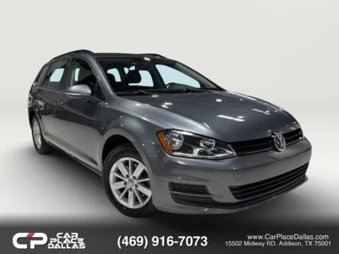 Gray 2017 Volkswagen Golf SportWagen TSI SE Wagon 4D for sale in Addison, TX