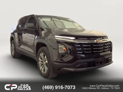 Black 2026 Chevrolet Equinox LT Sport Utility 4D for sale in Addison, TX
