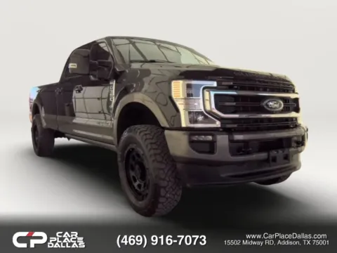 Black 2022 Ford F350 Super Duty Crew Cab King Ranch Pickup 4D 8 ft for sale in Addison, TX