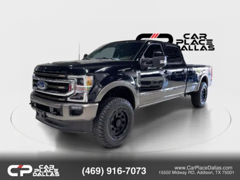 Another view of 2022 Ford F350 Super Duty Crew Cab King Ranch Pickup 4D 8 ft for sale in Addison, TX at Car Place Dallas