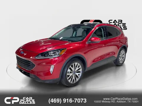 Another view of 2021 Ford Escape Titanium Hybrid Sport Utility 4D for sale in Addison, TX at Car Place Dallas