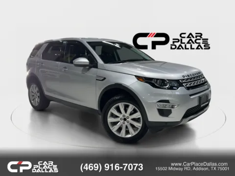 Silver 2016 Land Rover Discovery Sport HSE LUX Sport Utility 4D for sale in Addison, TX