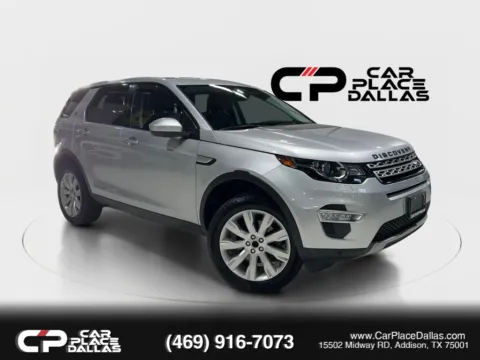 Silver 2016 Land Rover Discovery Sport HSE LUX Sport Utility 4D for sale in Addison, TX