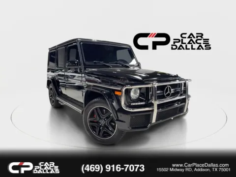 Black 2017 Mercedes-Benz AMG G-Class G 63 AMG Sport Utility 4D for sale in Addison, TX