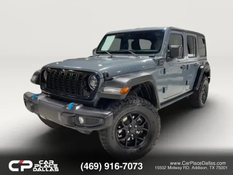 Photos of 2024 Jeep Wrangler 4xe Willys 4xe Sport Utility 4D for sale in Addison, TX at Car Place Dallas