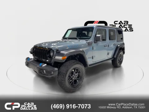 Another view of 2024 Jeep Wrangler 4xe Willys 4xe Sport Utility 4D for sale in Addison, TX at Car Place Dallas