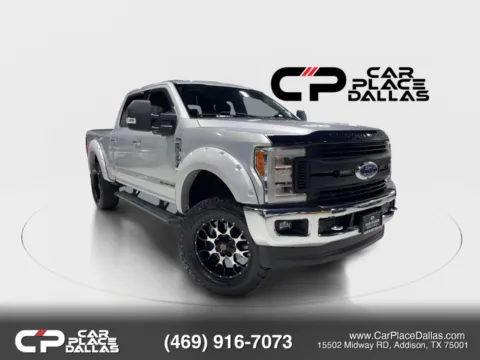 Silver 2019 Ford F250 Super Duty Crew Cab Lariat Pickup 4D 6 3/4 ft for sale in Addison, TX