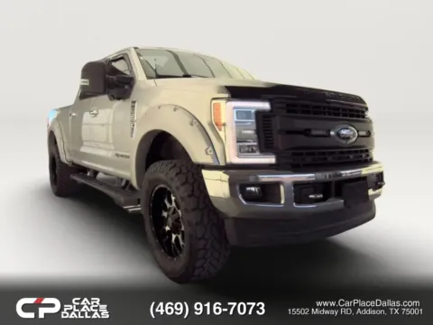 Silver 2019 Ford F250 Super Duty Crew Cab Lariat Pickup 4D 6 3/4 ft for sale in Addison, TX