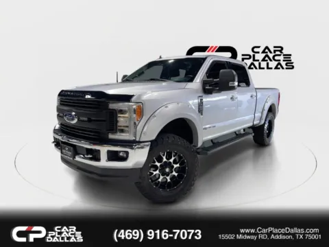 Photos of 2019 Ford F250 Super Duty Crew Cab Lariat Pickup 4D 6 3/4 ft for sale in Addison, TX at Car Place Dallas