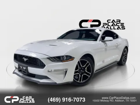 Photos of 2020 Ford Mustang EcoBoost Premium Coupe 2D for sale in Addison, TX at Car Place Dallas