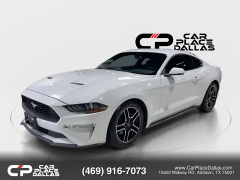 Another view of 2020 Ford Mustang EcoBoost Premium Coupe 2D for sale in Addison, TX at Car Place Dallas
