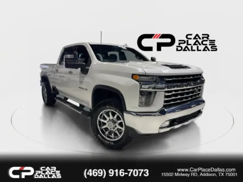 White 2020 Chevrolet Silverado 2500 HD Crew Cab LTZ Pickup 4D 6 1/2 ft for sale in Addison, TX