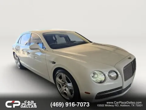 White 2014 Bentley Flying Spur W12 Sedan 4D for sale in Addison, TX