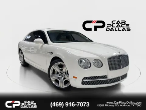 White 2014 Bentley Flying Spur W12 Sedan 4D for sale in Addison, TX