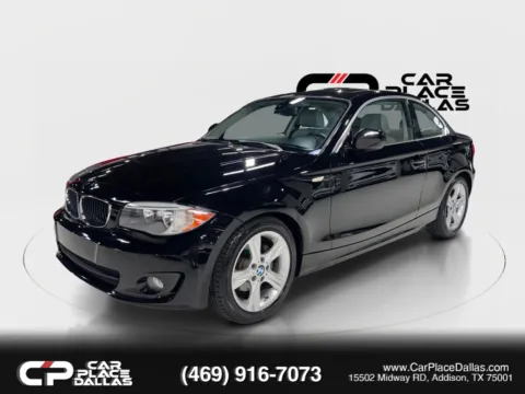 Another view of 2013 BMW 1 Series 128i Coupe 2D for sale in Addison, TX at Car Place Dallas