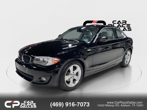 Another view of 2013 BMW 1 Series 128i Coupe 2D for sale in Addison, TX at Car Place Dallas