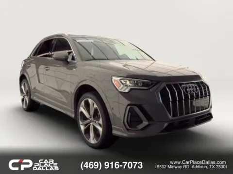 Gray 2021 Audi Q3 45 TFSI S line Premium Plus Sport Utility 4D for sale in Addison, TX