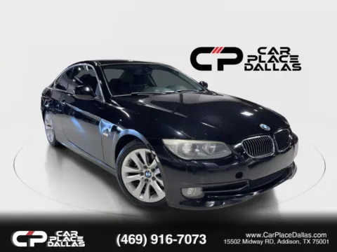 Black 2012 BMW 3 Series 328i Coupe 2D for sale in Addison, TX