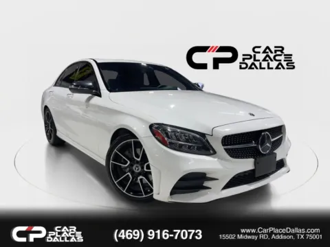White 2021 Mercedes-Benz C-Class C 300 Sedan 4D for sale in Addison, TX