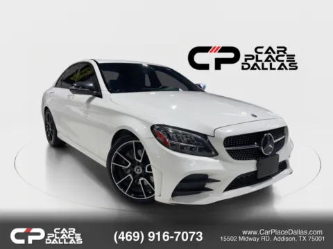White 2021 Mercedes-Benz C-Class C 300 Sedan 4D for sale in Addison, TX