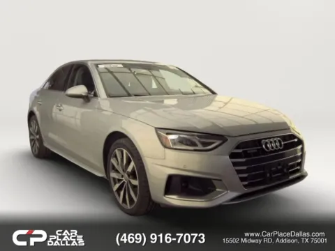 Silver 2021 Audi A4 40 TFSI Premium Sedan 4D for sale in Addison, TX
