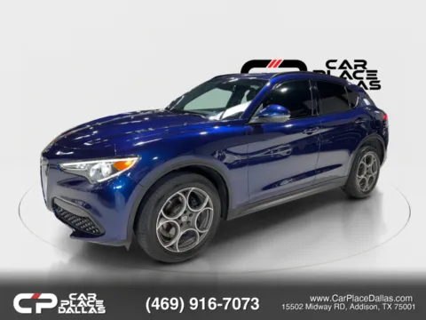 Another view of 2018 Alfa Romeo Stelvio Ti Sport SUV 4D for sale in Addison, TX at Car Place Dallas
