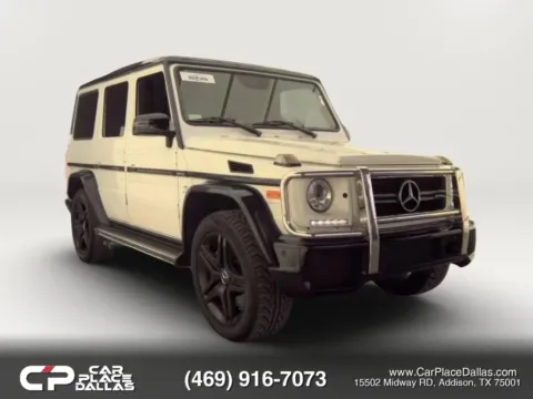White 2017 Mercedes-Benz AMG G-Class G 63 AMG Sport Utility 4D for sale in Addison, TX