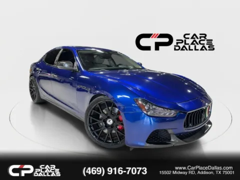 Blue 2017 Maserati Ghibli S Sedan 4D for sale in Addison, TX