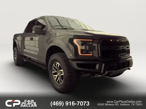 Gray 2018 Ford F-150 SuperCrew Cab Raptor Pickup 4D 5 1/2 ft for sale in Addison, TX