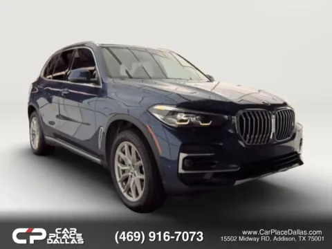 Blue 2023 BMW X5 xDrive40i Sport Utility 4D for sale in Addison, TX