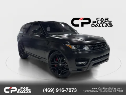 Black 2017 Land Rover Range Rover Sport Autobiography Sport Utility 4D for sale in Addison, TX