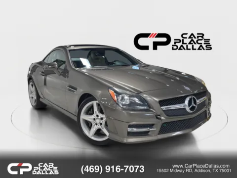 Blue 2012 Mercedes-Benz SLK-Class SLK 250 Roadster 2D for sale in Addison, TX
