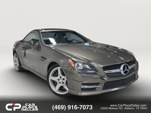 Blue 2012 Mercedes-Benz SLK-Class SLK 250 Roadster 2D for sale in Addison, TX