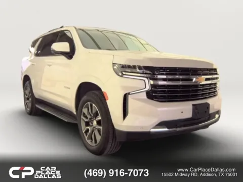 White 2022 Chevrolet Tahoe LT Sport Utility 4D for sale in Addison, TX