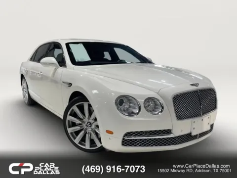 White 2014 Bentley Flying Spur W12 Sedan 4D for sale in Addison, TX