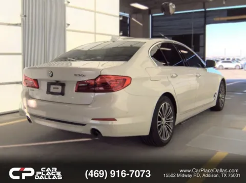 Another view of 2018 BMW 5 Series 530i Sedan 4D for sale in Addison, TX at Car Place Dallas