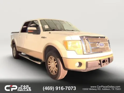 White 2010 Ford F-150 SuperCrew Cab Lariat Pickup 4D 6 1/2 ft for sale in Addison, TX